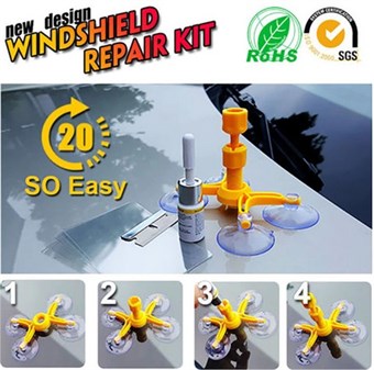 Repair kits for car windows - Repair of stones