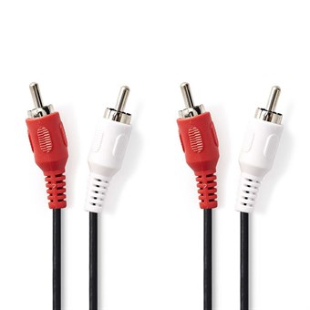 2 RCA Male to 2 RCA Male
