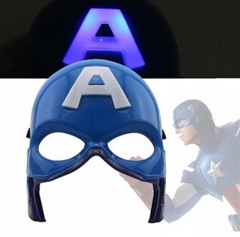 Action Heroes - Captain America Mask with Light