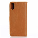 Elegance Leather Case for iPhone X / iPhone Xs - Light Brown