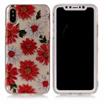 Nice Design Cover in Soft TPU Plastic for iPhone X / iPhone Xs - Gerbera