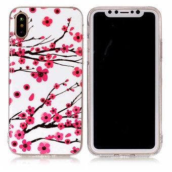Nice Design Cover in Soft TPU Plastic for iPhone X / iPhone Xs - Festoons