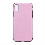 High Elegant Cover in TPU Plastic and Silicone for iPhone X / iPhone Xs - Pink