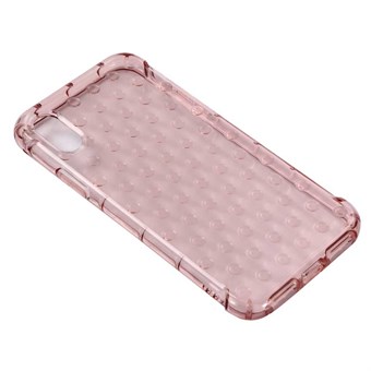 Soft Safety Cover in TPU Plastic and Silicone for iPhone X / iPhone Xs. - Rose gold