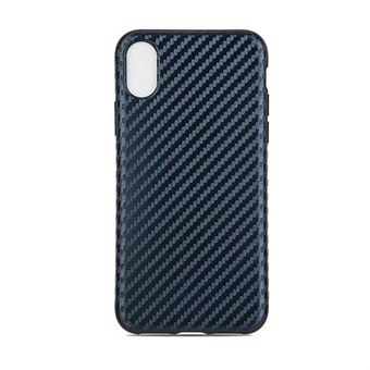 Fine Slash Cover in Soft TPU for iPhone X / iPhone Xs - Sapphire Blue