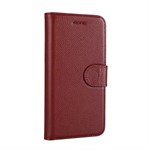 Classy Leather Case for iPhone X / iPhone Xs - Dark Brown