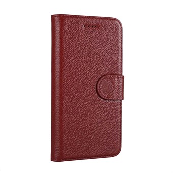 Classy Leather Case for iPhone X / iPhone Xs - Dark Brown