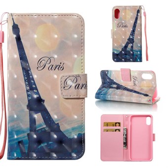 Star Light Case with Card Holder for iPhone X / iPhone Xs - Tower in Sunshine