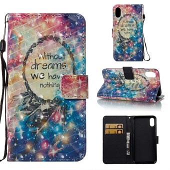 Star Light Case with Card Holder for iPhone X / iPhone Xs - Color Dream