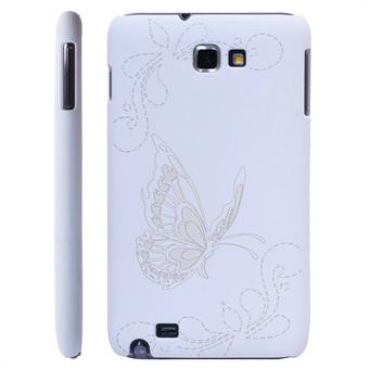 Galaxy Note Butterfly cover (White)