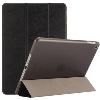 Silky Trifold Case in Imitation Leather for iPad Air and iPad 9.7 "- Black