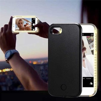 Selfie Cover with LED Light for iPhone 8 Plus / 7 Plus - Black