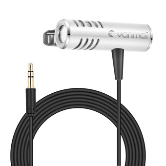 Professional Lavalier Microphone with 1.8 m Cable for Smartphone and PC
