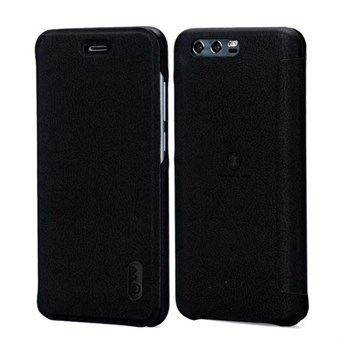 Lenuo Style Flip Case in Imitation Leather for Huawei Honor 9 - Black