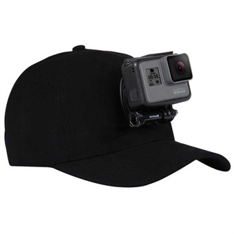PULUZ® Baseball Cap with Mount for GoPro - Black