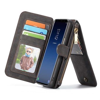 CaseMe Flip Wallet for Samsung Galaxy S9 Plus - Black