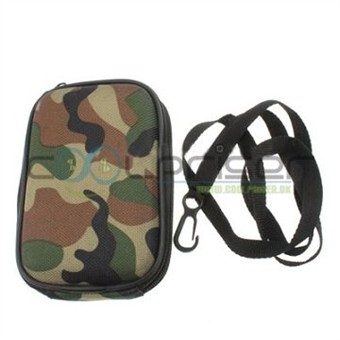 Universal Army Mini Digital Camera Bag with Neck Strap