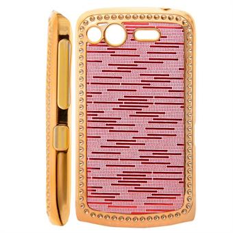 Bling Hard Case for HTC Desire S (Red)