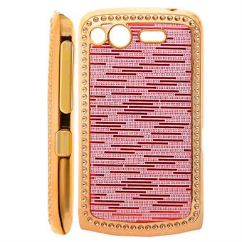 Bling Hard Case for HTC Desire S (Red)