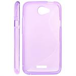 S Line Silicone Cover HTC ONE X (Purple)