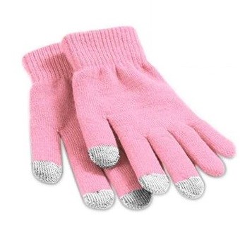 3 Finger Touch Glove - Pink