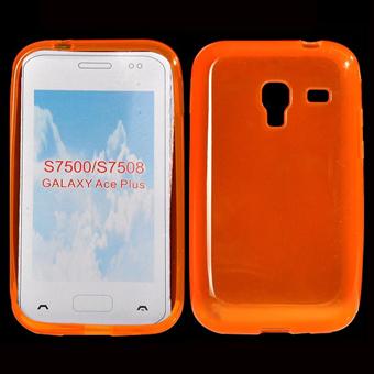 Galaxy Ace Plus Silicone Cover (Orange)