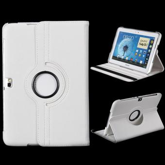 360 Rotating Leather Cover for Note 10.1 (White)