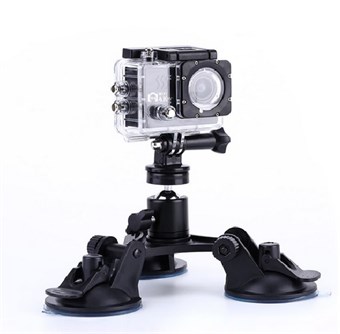 Triple Suction Cup Holder for GoPro HERO