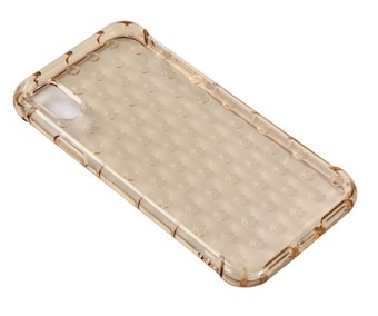 Soft Safety Cover in TPU Plastic and Silicone for iPhone X / iPhone Xs - Luxury Gold