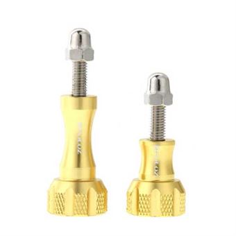 Puluz® Alu Stainless Nut Screw Set for GoPro - Gold