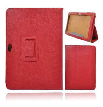 Leather Cover for Samsung Galaxy Tab 8.9 (Red)