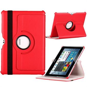 360 Rotating Leather Cover for 10.1 (Red) Generation 1 & 2