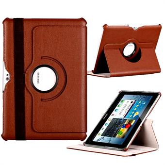 360 Rotating Leather Cover for 10.1 (Light Brown) Generation 1 & 2