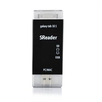 USB 2.0 & SD Card Reader for Samsung Galaxy Tab