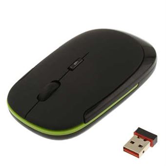 Wireless Slim 2.4GHz Wireless Mouse - Black
