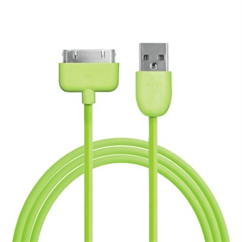 Data Cable iPod / iPhone / iPad Green - From Puro