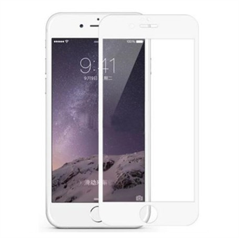 Anti-explosion iPhone 7 Plus / iPhone 8 Plus solid hardened glass M. white edges