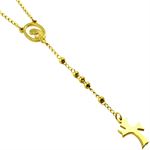Rosary Necklace - Rosary Gold