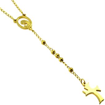 Rosary Necklace - Rosary Gold
