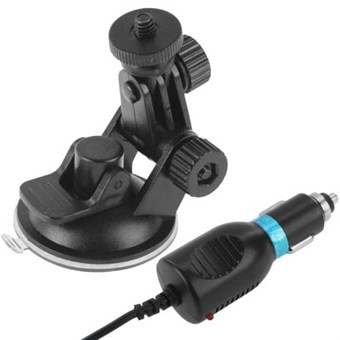 Universal camera rotating car holder + charger