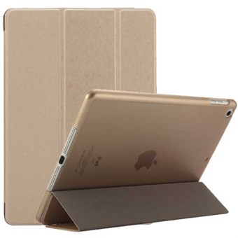 Silky Trifold Case in Imitation Leather for iPad Air and iPad 9.7 "- Gold