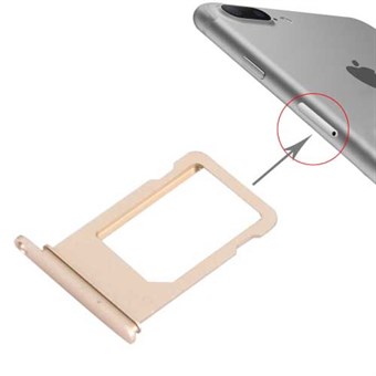 Sim card holder iPhone 7 Plus - Gold