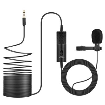 Professional Lavalier Microphone for Smartphone, Camera and PC