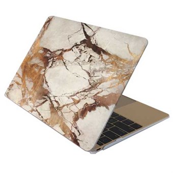 Macbook 12 "Marble Series Hard Case - Brown