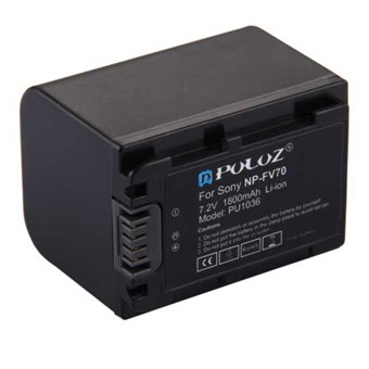 PULUZ® NP-FV70 Battery 1800 mAh for Sony
