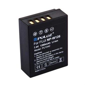 PULUZ® NP-W126 Battery 1260 mAh for FUJI