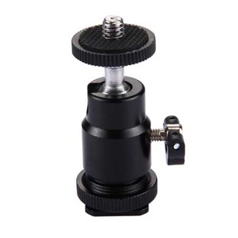 PULUZ® Hot Shoe Tripod Head 1/4 "