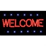 Sign with light - Welcome