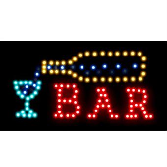 Sign with light - Bar