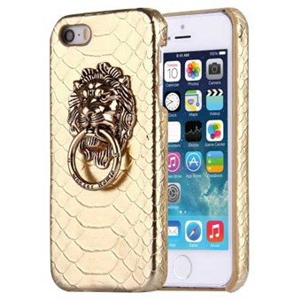 Snakeskin leather cover 5 / 5S / SE - Gold